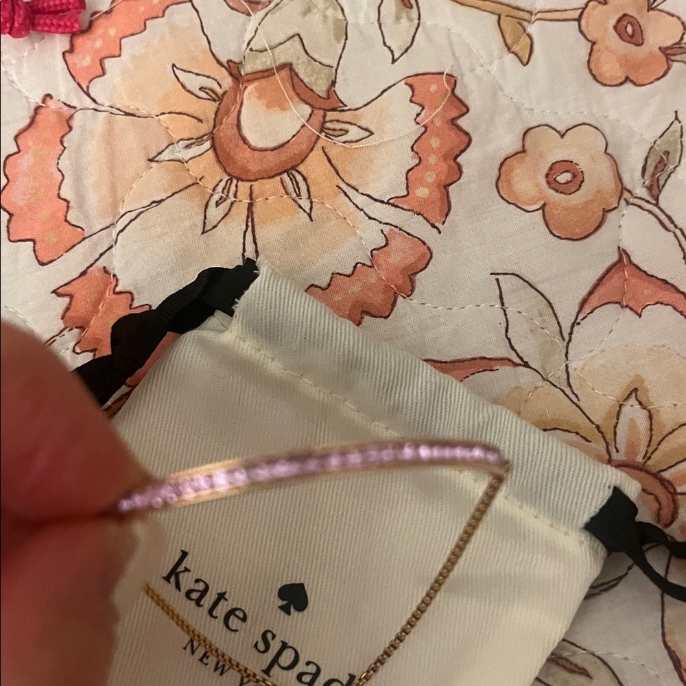 Kate Spade rose Gold and Purple Bracelet